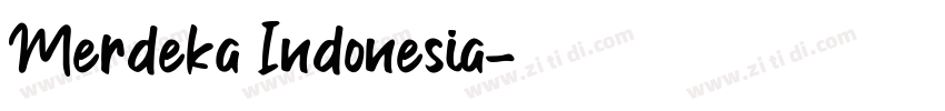 Merdeka Indonesia字体转换